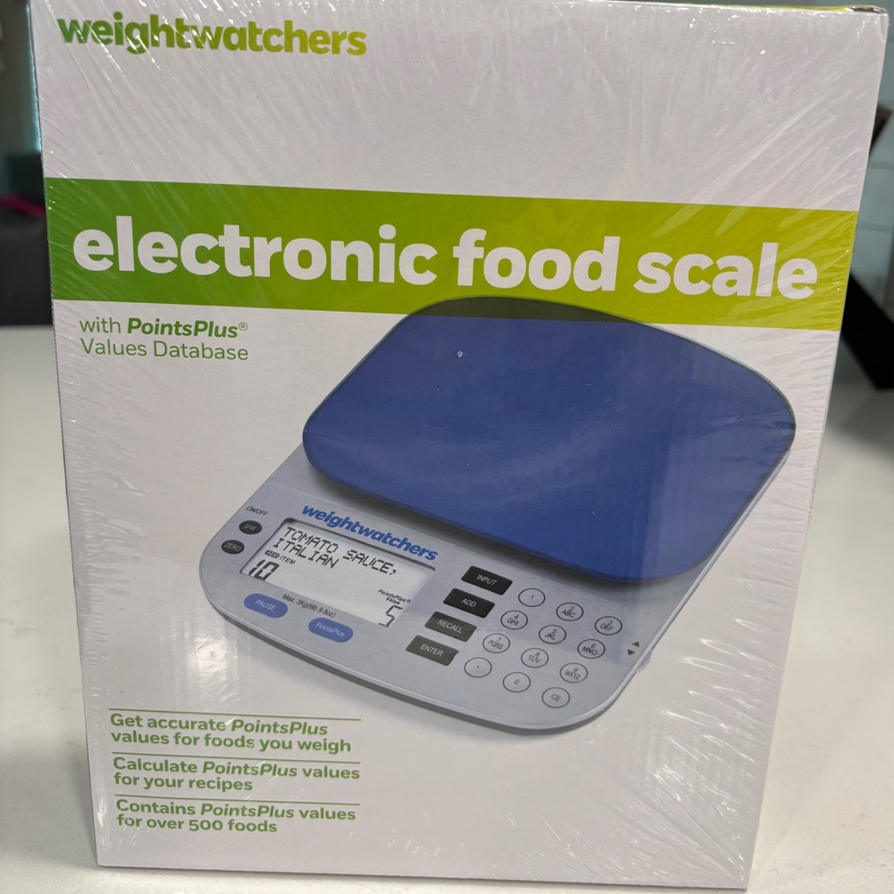 WEIGHT WATCHERS New/Unopened - Electronic Food Scale with “PointsPlusTM Values